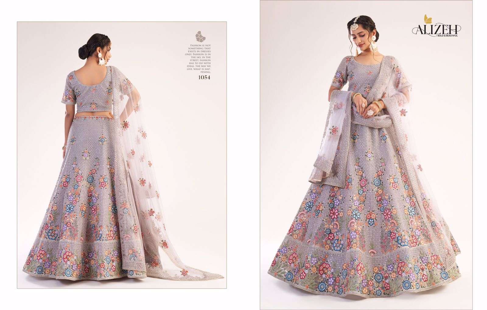 BRIDAL HERITAGE 1054 HIT DESIGN BY ALIZEH NET HEAVY WORK BRIDAL LEHENGA