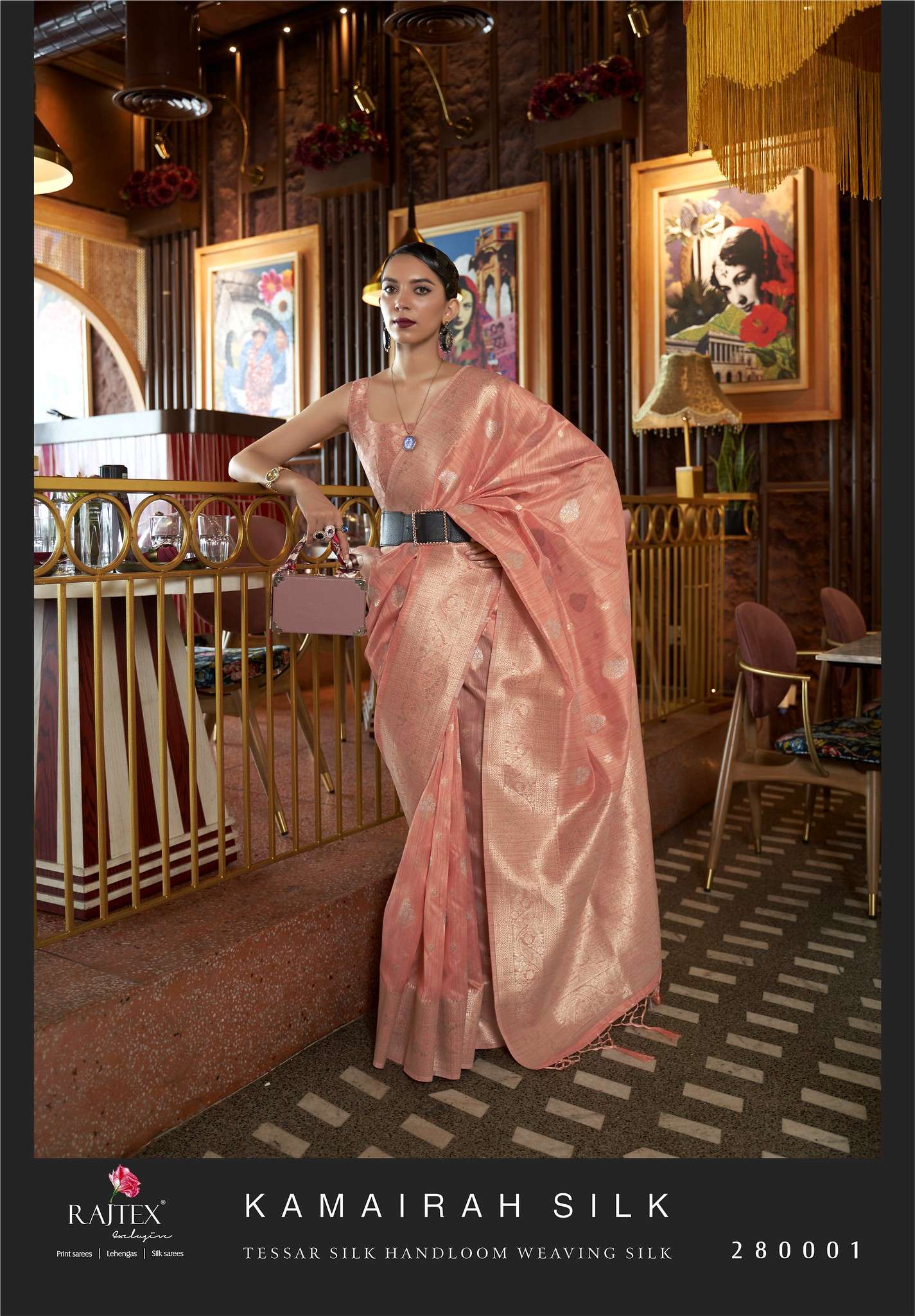 KAMAIRAH SILK BY RAJTEX 280001 TO 280006 SERIES DESIGNER SILK SAREES