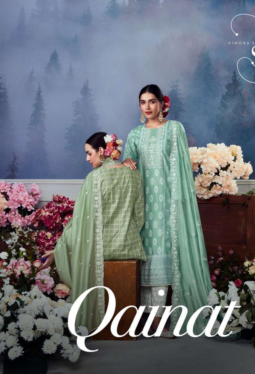 QAINAT BY KIMORA 31 TO 38 SERIES PURE COTTON EMBROIDERY WORK DRESSES
