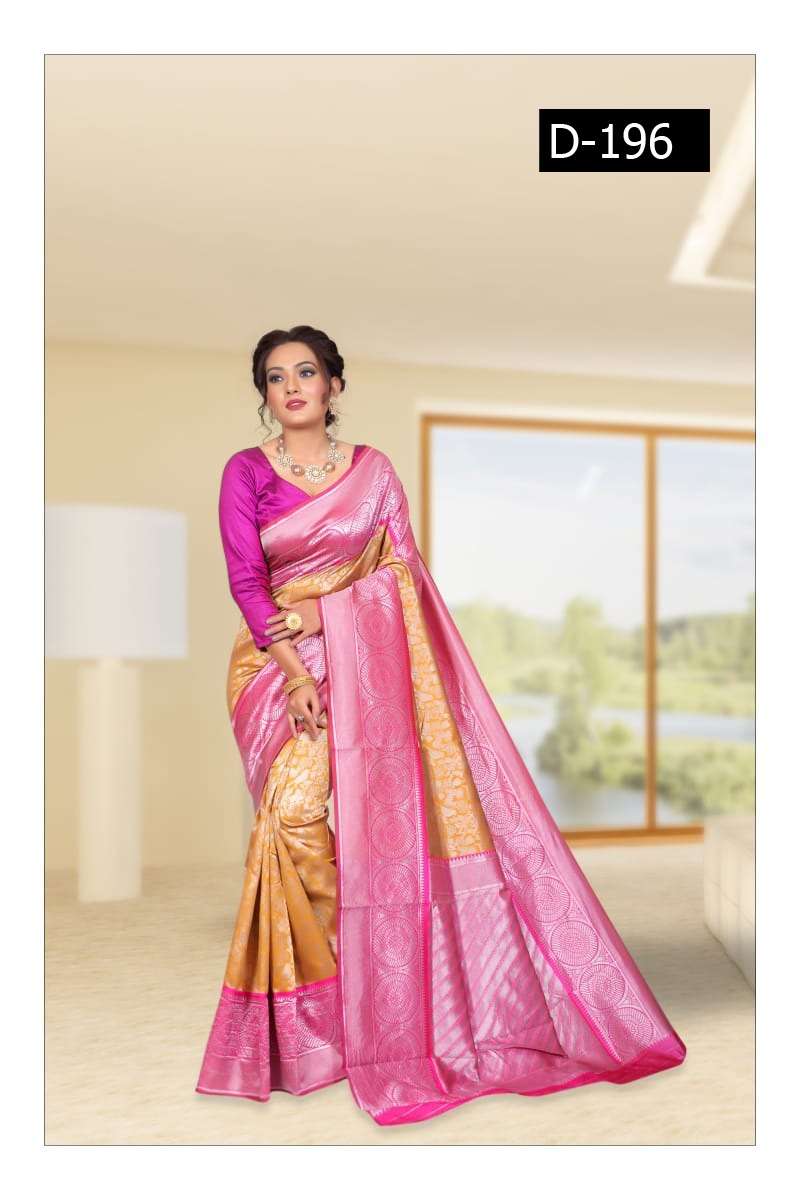 D-196 HIT DESIGN BY AQSAWHOLESALE KOTA SILK RICH PALLU SAREE