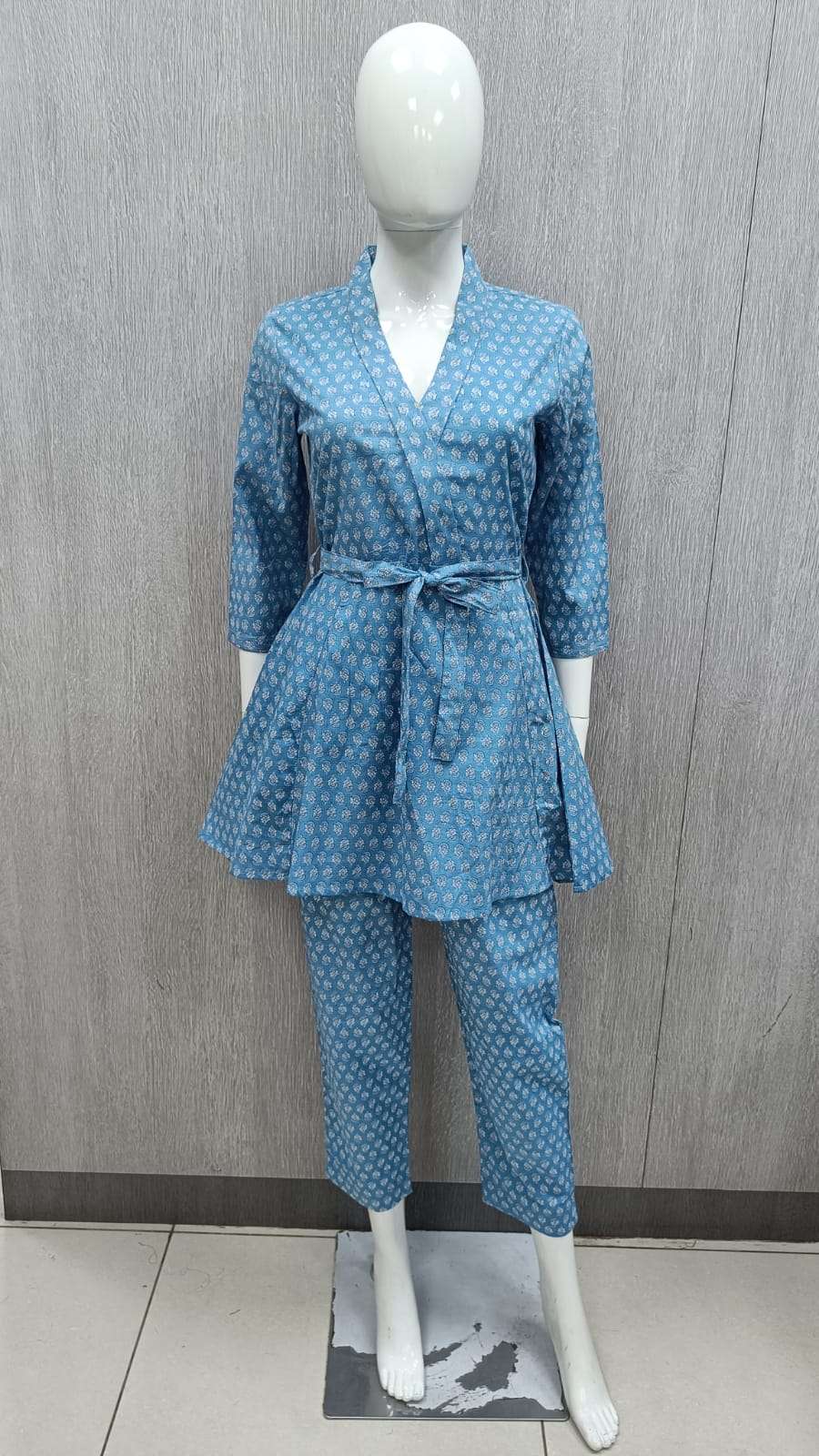 JOHN CO-ORD SET VOL-2 BY AQSAWHOLESALE COTTON PRINT WORK TUNICS