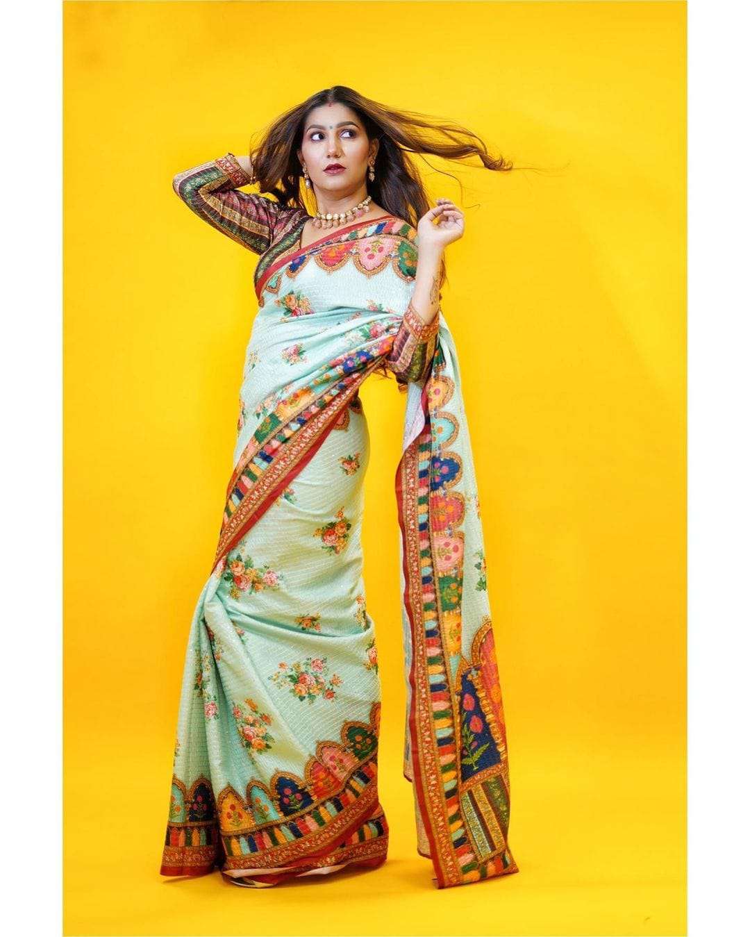 SAPNA HIT DESIGN BY AQSAWHOLESALE FANCY SPARKLE SILK WORK SAREE