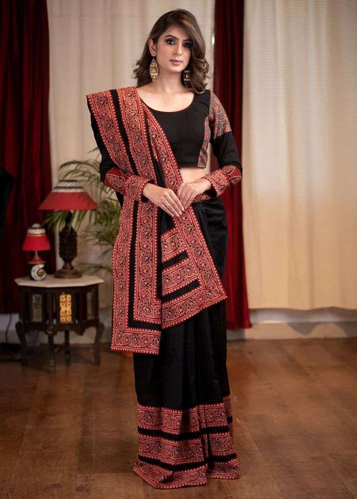 NT-341 BY AQSAWHOLESALE PURE MULMUL COTTON SILK CASUAL SAREE