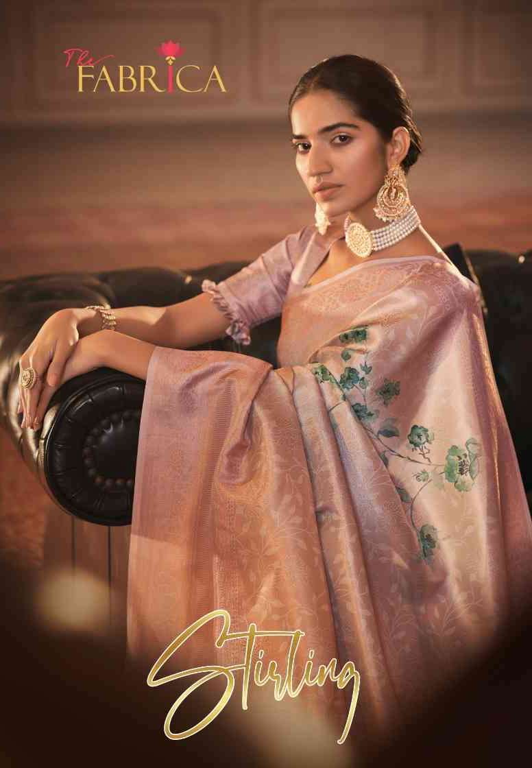 STIRLING BY THE FABRICA 29001 TO 29010 SERIES SOFT JACQUARD WORK SAREES