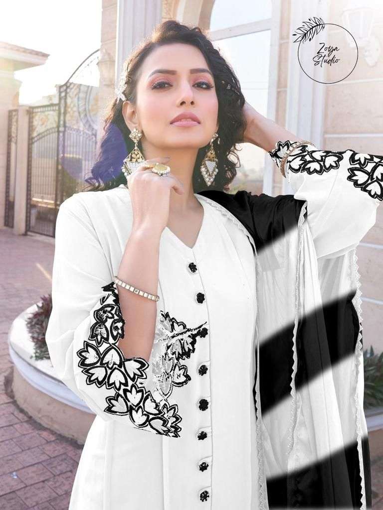ZS-1119 NX BY ZOYA STUDIO GEORGETTE HEAVY EMBROIDERY READYMADE PAKISTANI DRESSES