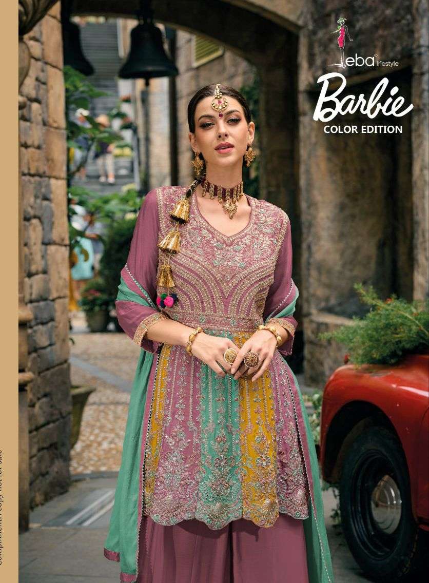 BARBIE COLOR EDITION BY EBA LIFESTYLE 1608 TO 1608-B SERIES CHINON WORK READYMADE DRESSES