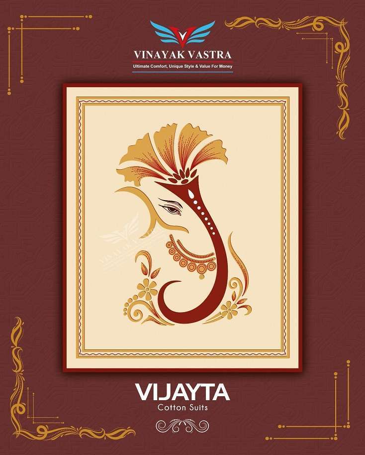 VIJAYTA BY VINAYAK VASTRA 7037 TO 7054 SERIES PURE COTTON PRINT DRESSES