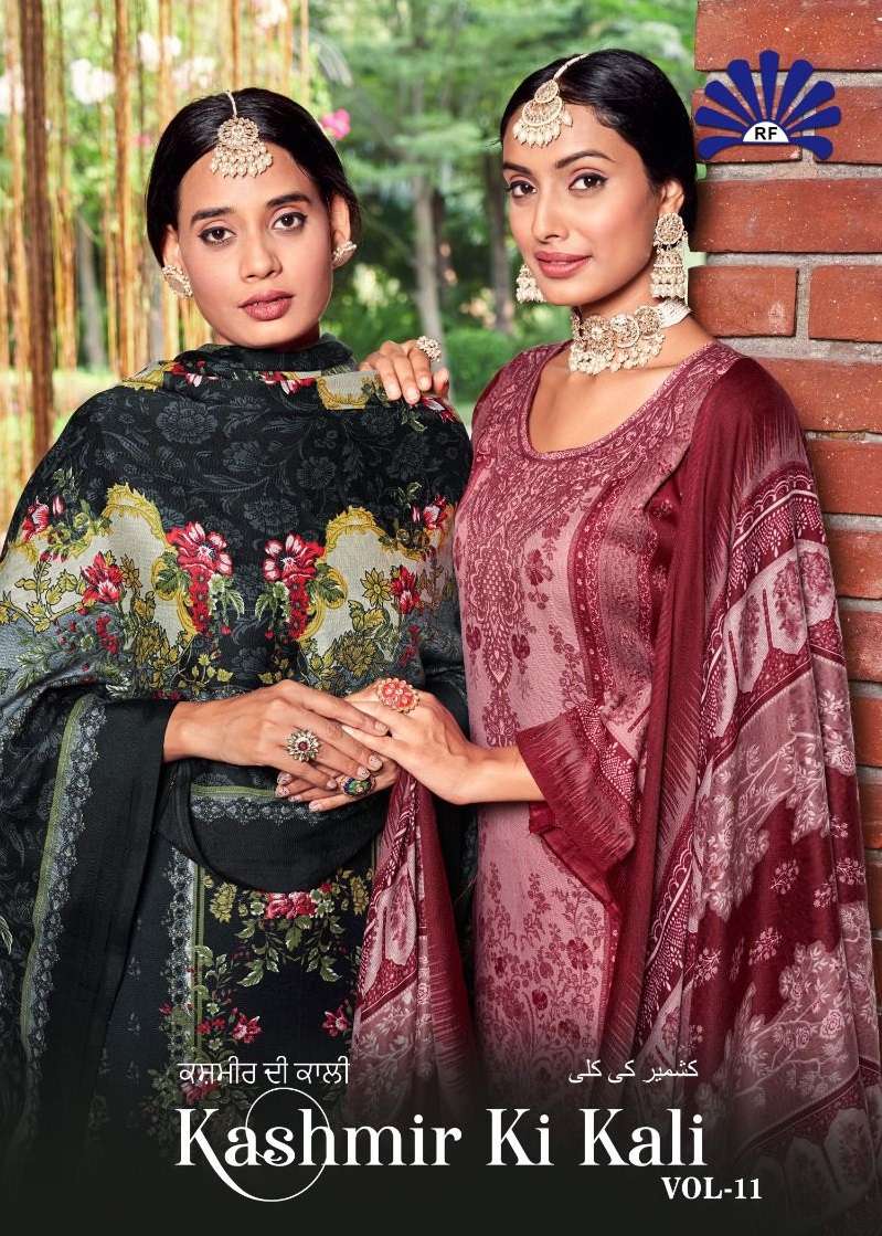 KASHMIR KI KALI VOL-11 BY RADHA FAB 11001 TO 11010 SERIES PASHMINA PRINT WINTER DRESSES