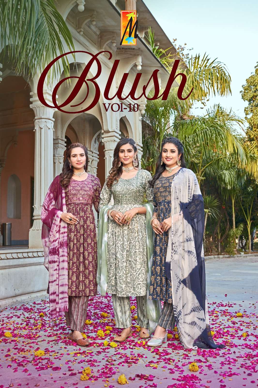 BLUSH VOL-10 BY MASTER HEAVY CAPSULE PRINT SEQUUENCE WORK READYMADE DRESSES