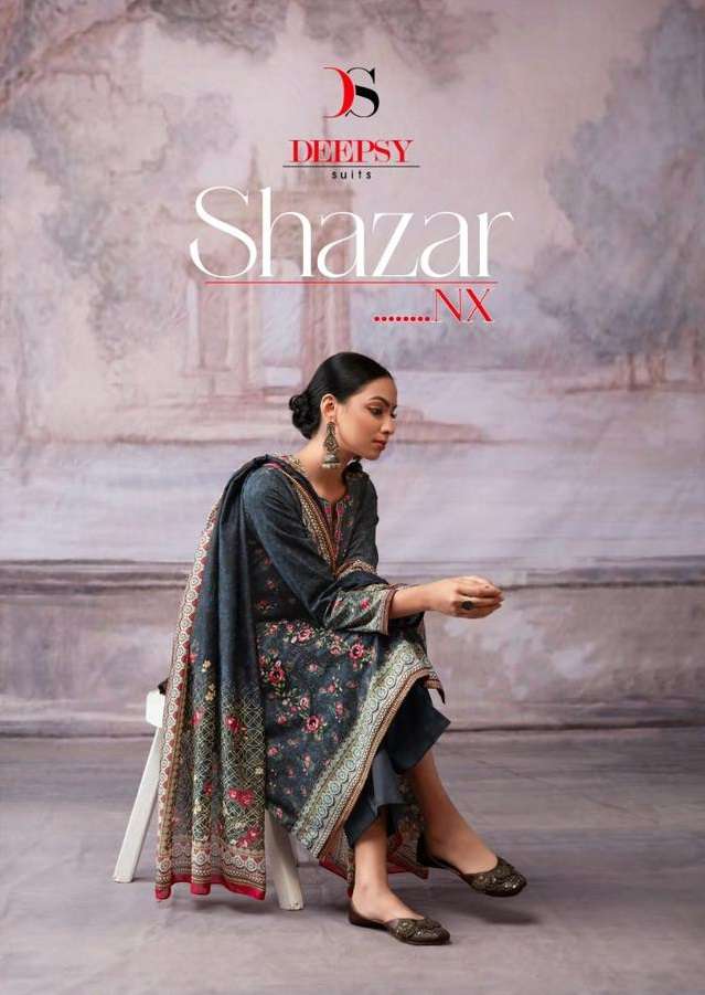 SHAZAR NX BY DEEPSY SUITS 15001 TO 15005 SERIES COTTON PRINT WORK DRESSES