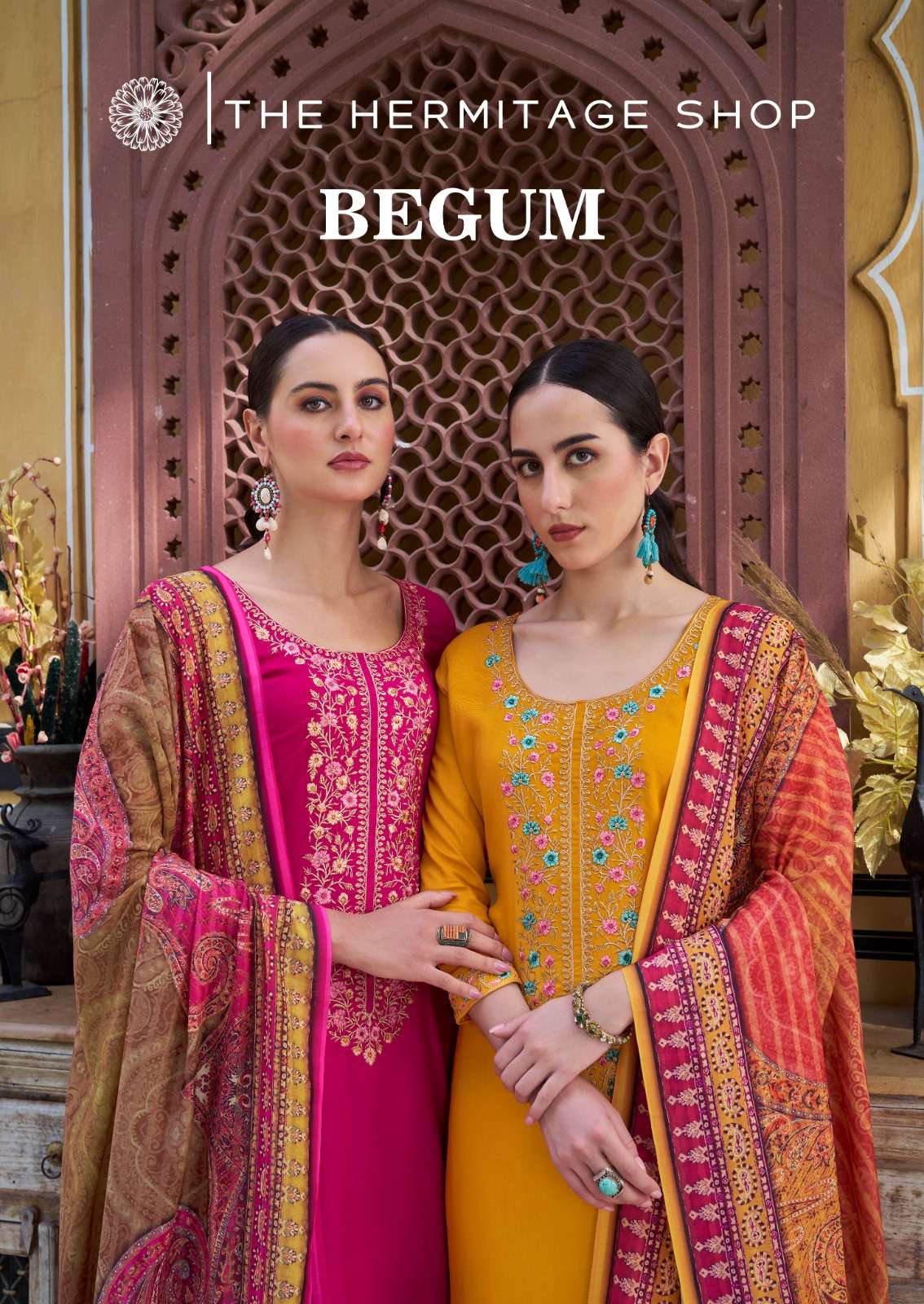 BEGUM BY AQSAWHOLESALE 2001 TO 2005 SERIES PURE VISCOSE RAYON WORK DRESSES