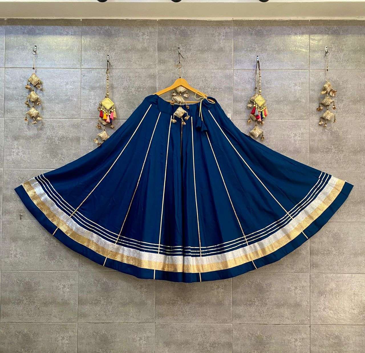 ASR-1318 COLORS BY AQSAWHOLESALE PURE RAYON COTTON WORK SKIRTS