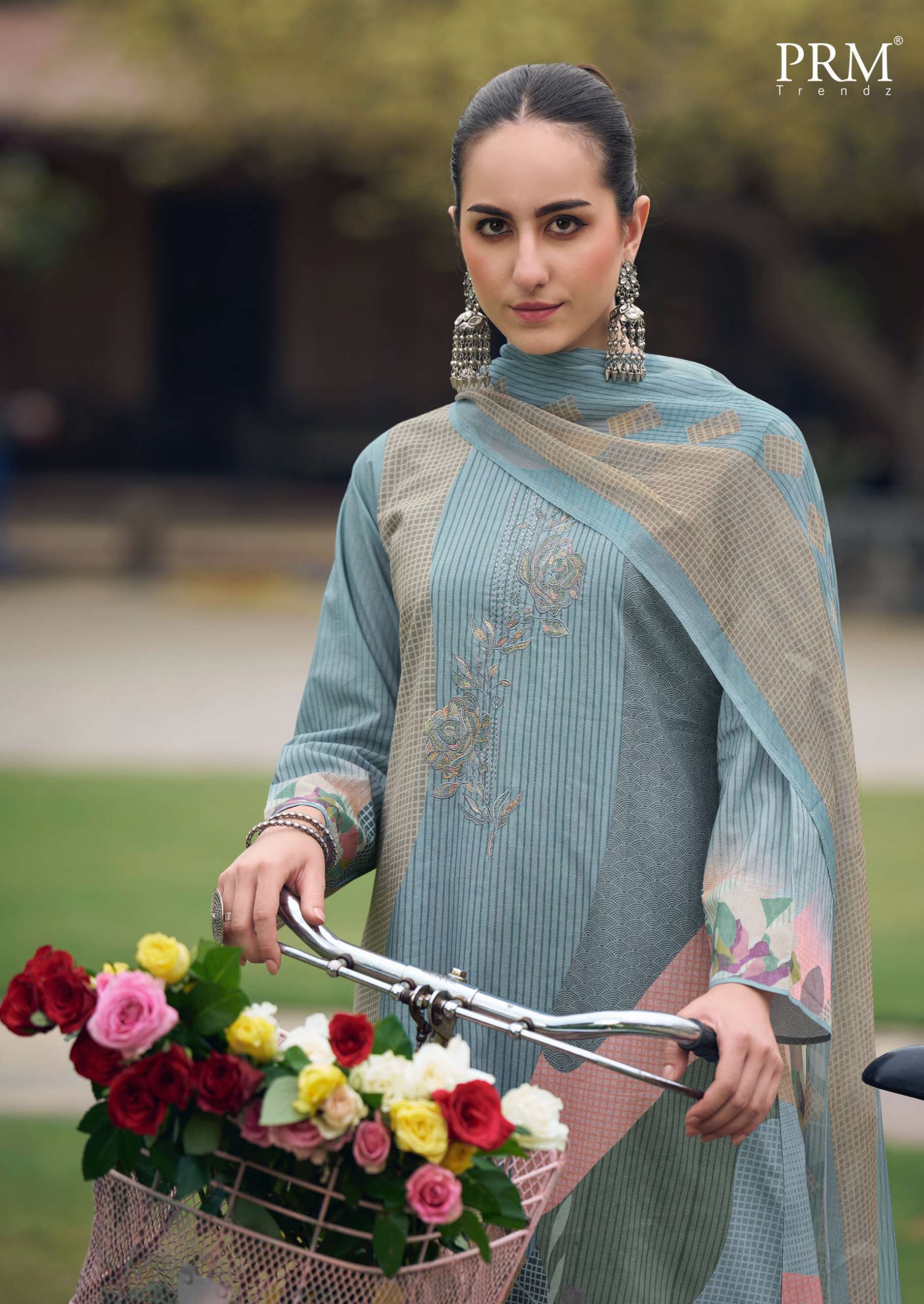 MARITZA BY PRM TRENDZ 8101 TO 8108 SERIES PURE LAWN PRINT WORK DRESSES