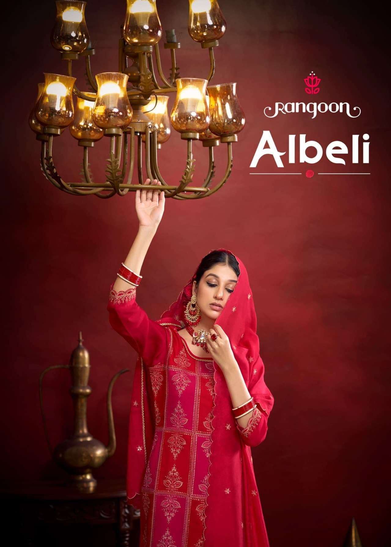 ALBELI BY RANGOON 5521 & 5522 SERIES SILK EMBROIDERY WORK READYMADE DRESSES