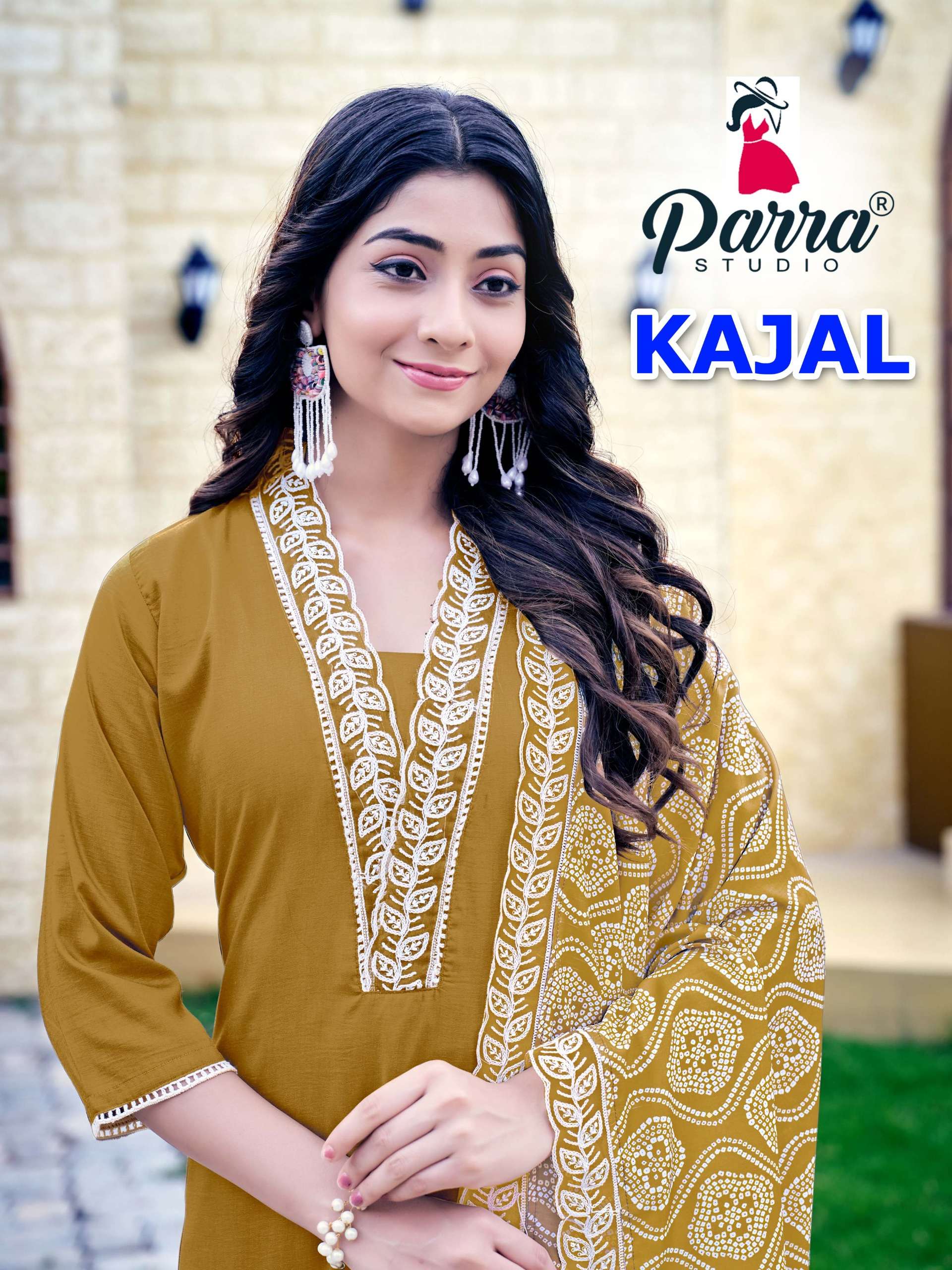 KAJAL BY PARRA STUDIO 1001 TO 1006 SERIES PARAMPARA SILK EMBROIDERY READYMADE DRESSES
