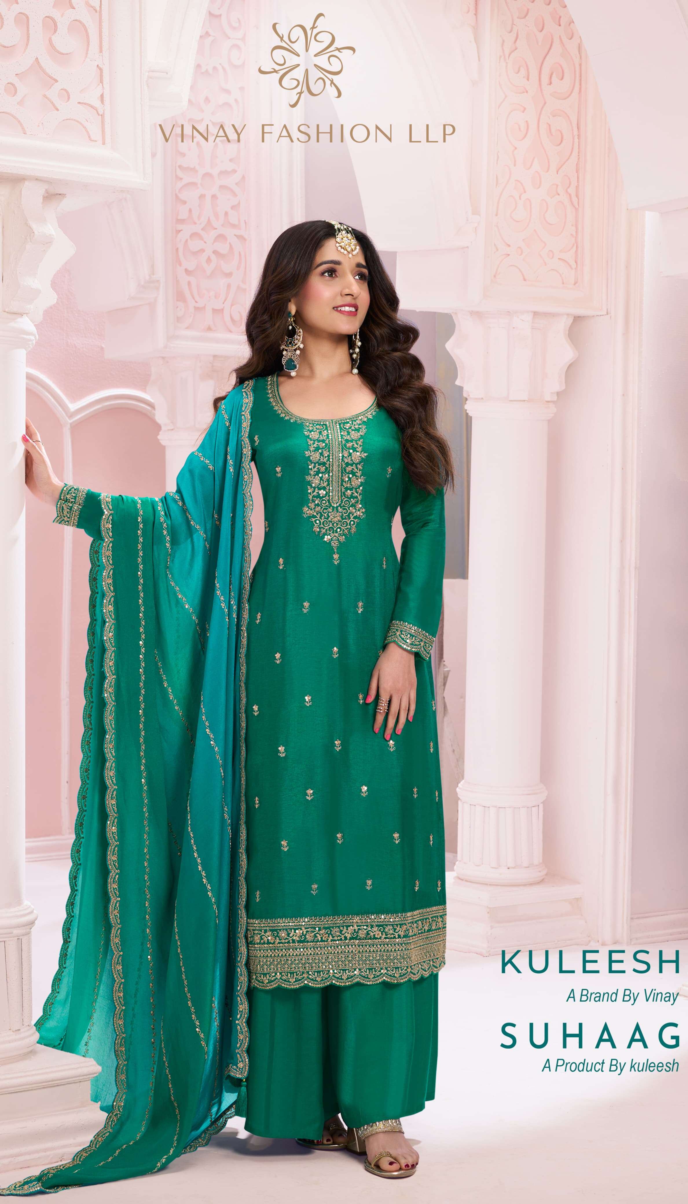 KULEESH SUHAAG BY VINAY FASHION 69451 TO 69454 SERIES SILK GEORGETTE WORK DRESSES