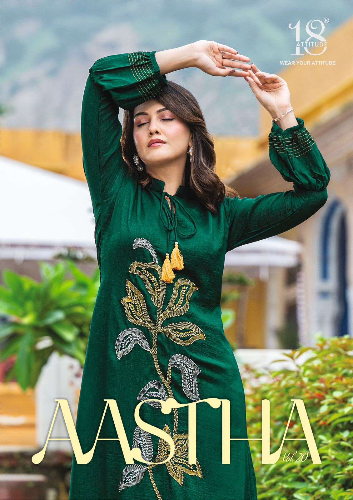 AASTHA VOL-20 BY 18 ATTITUDE 2001 TO 2007 SERIES PREMIUM FABRIC WORK GOWNS