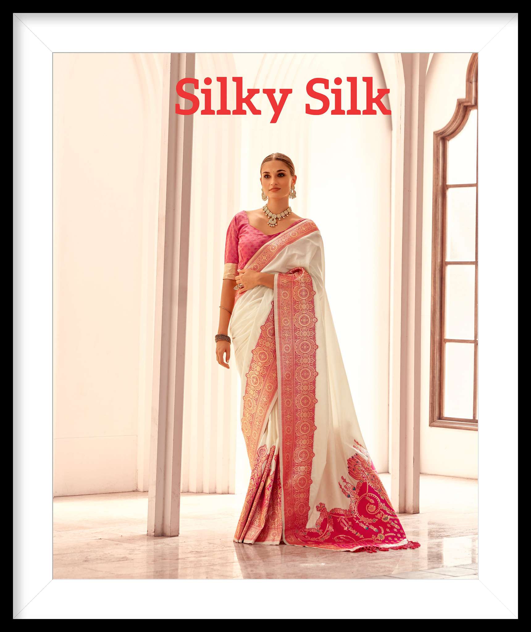 SILKY SILK BY RAJPATH 480001 TO 480006 SERIES SOFT SILK FESTIVE WEAR SAREES