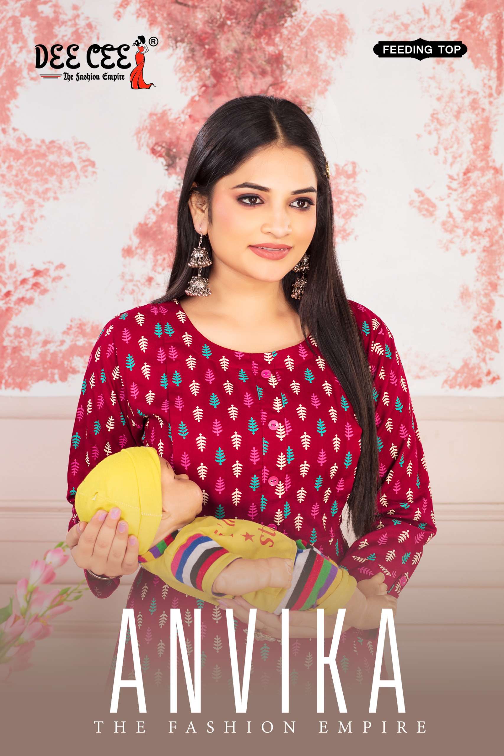 ANVIKA BY DEE CEE 101 TO 106 SERIES RAYON PRINT WORK KURTIS
