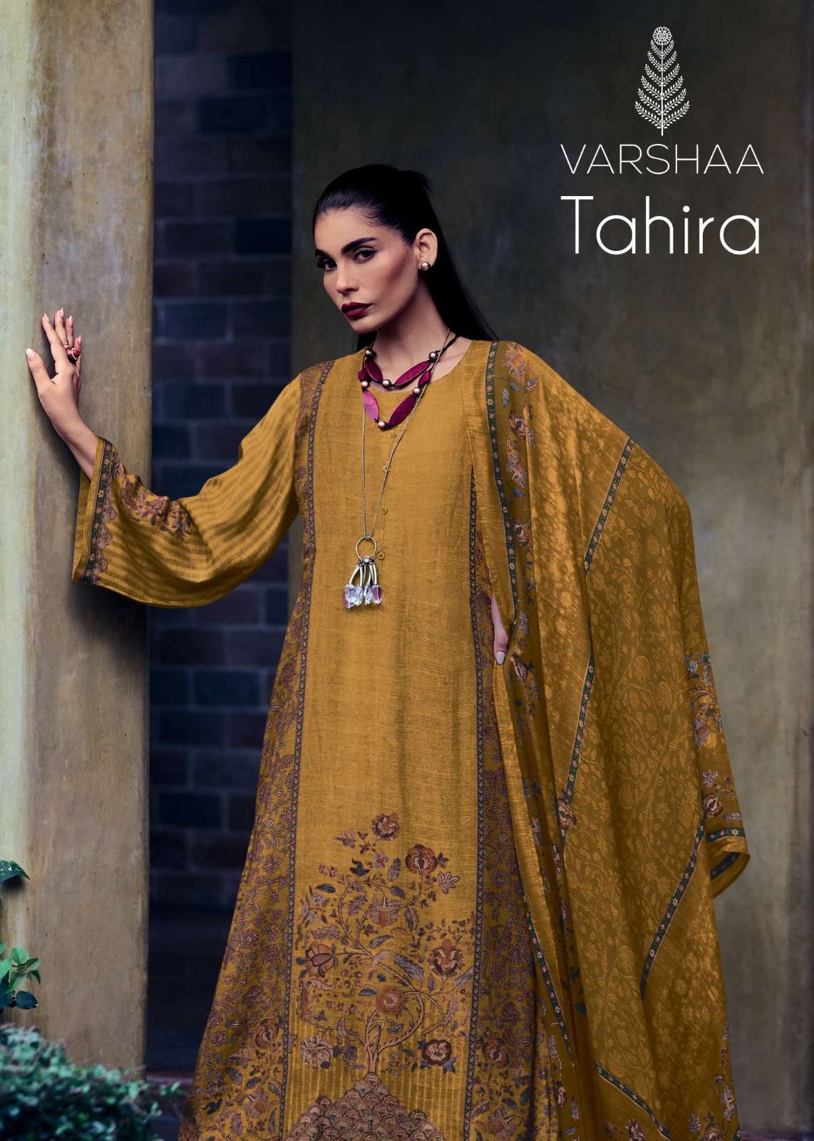 TAHIRA NX BY VARSHA TH-01 TO TH-05 SERIES CREPE PRINT HEAVY WORK PAKISTANI DRESSES