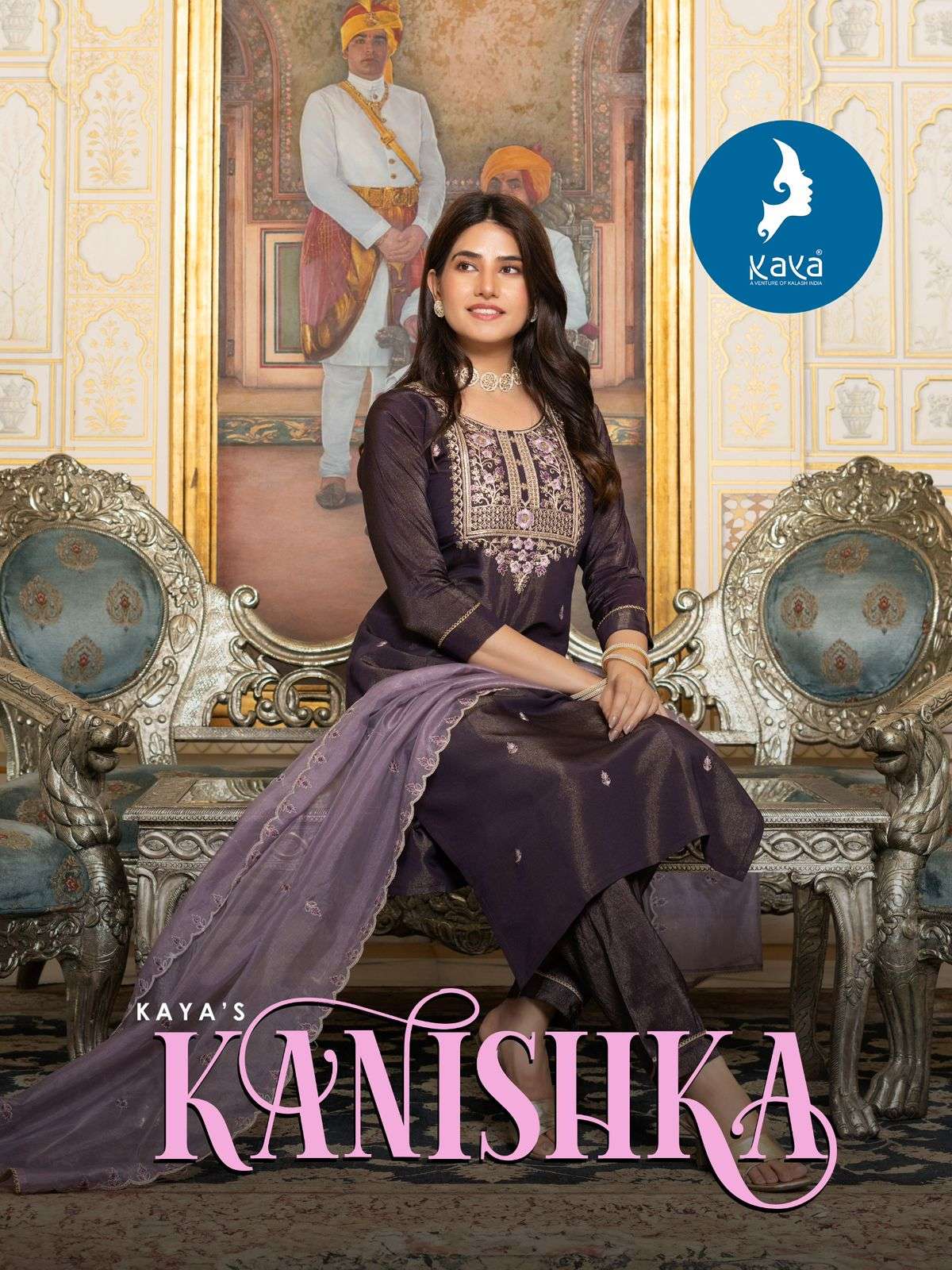KANISHKA BY KAYA 01 TO 06 SERIES TISSUE SHIMMER FABRIC WORK READYMADE DRESSES