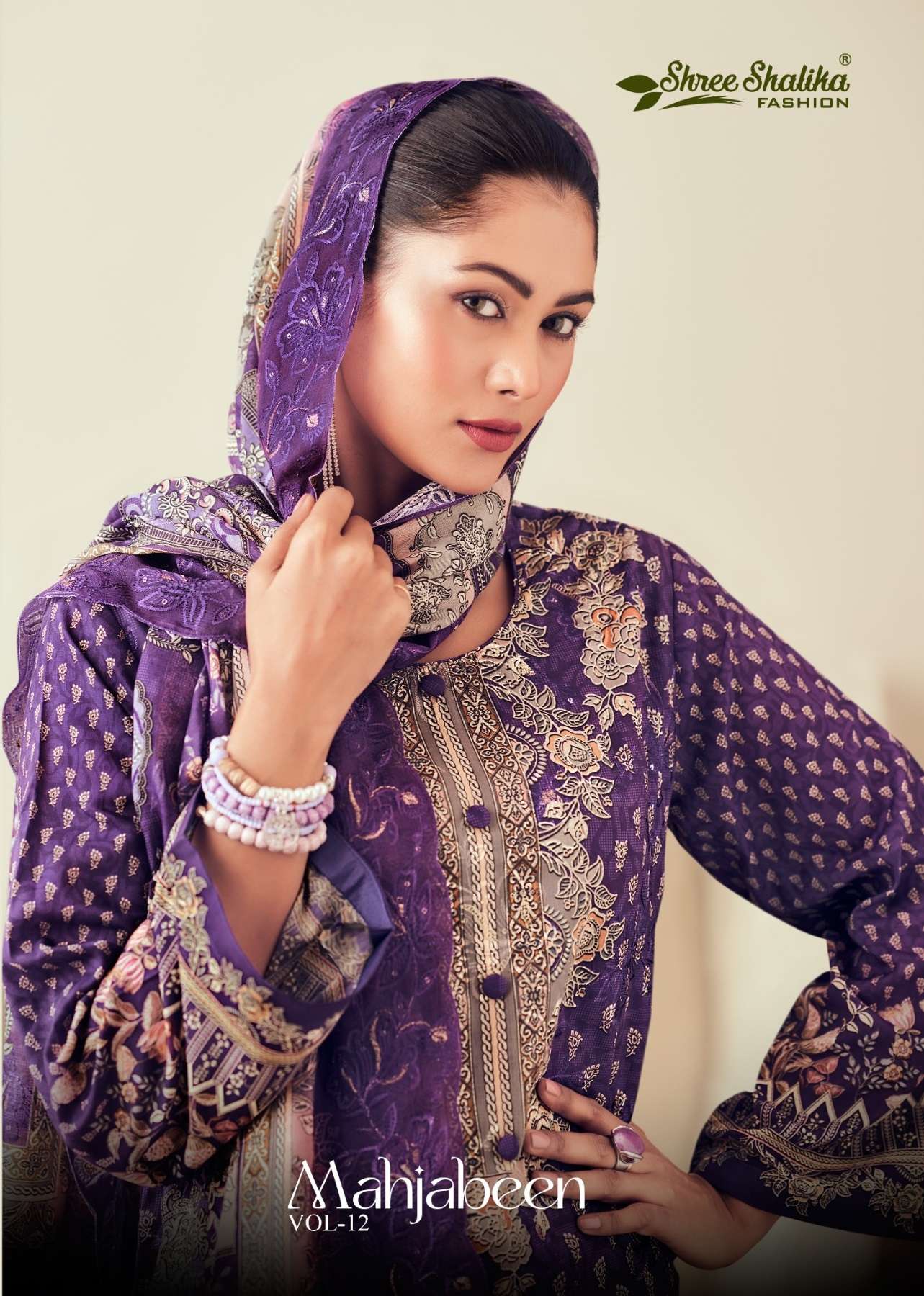MAHJABEEN VOL-12 BY SHREE SHALIKA FASHION 1201 TO 1206 SERIES COTTON WORK DRESSES
