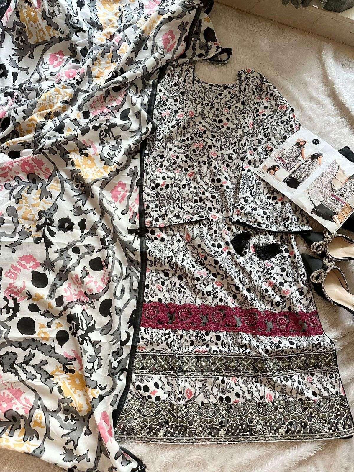 MT-1363 HIT DESIGN BY MEHBOOB TEX COTTON PRINT WORK PAKISTANI DRESS