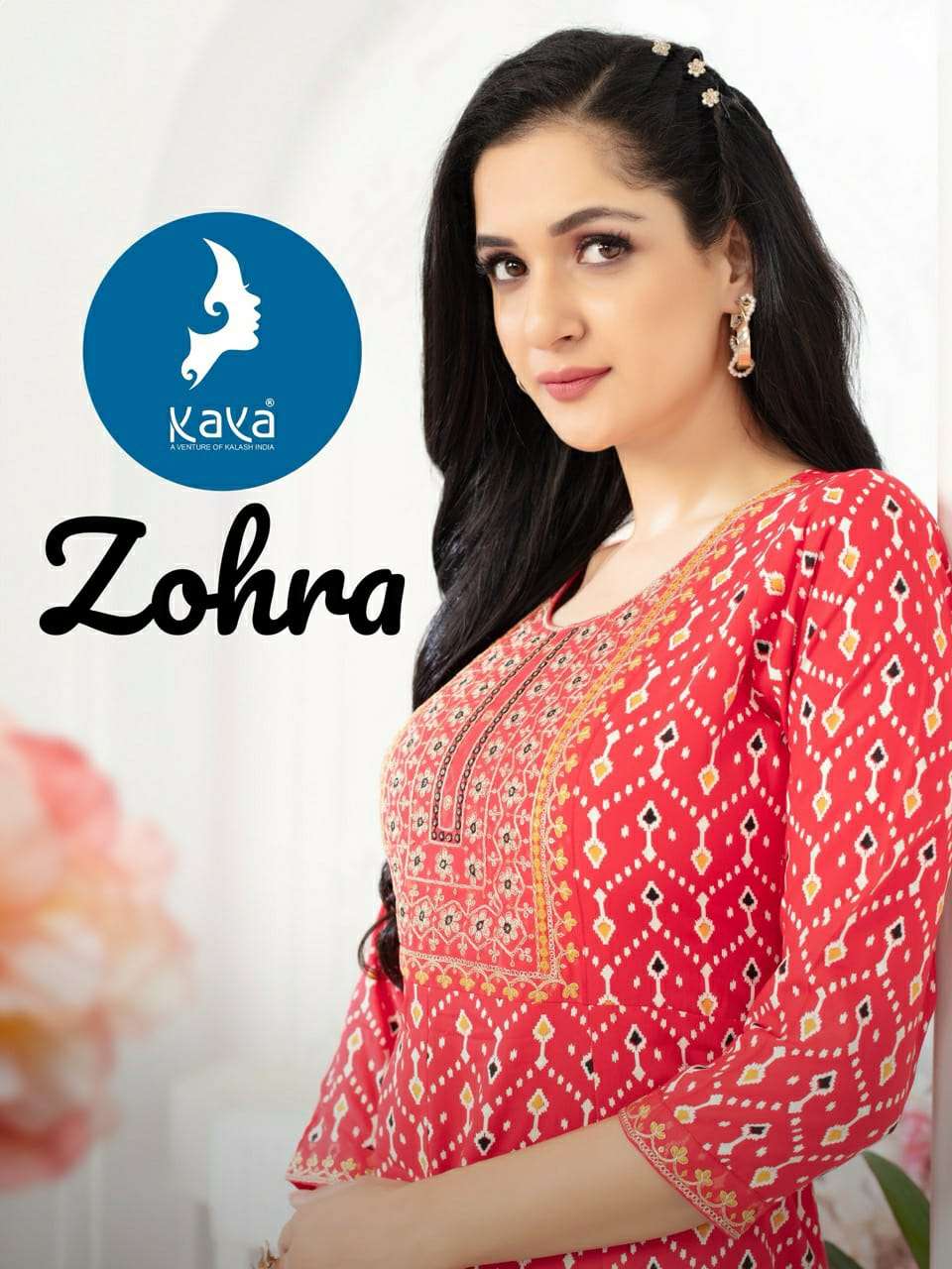 ZOHRA BY KAYA 01 TO 08 SERIES RAYON FOIL PRINT KURTIS