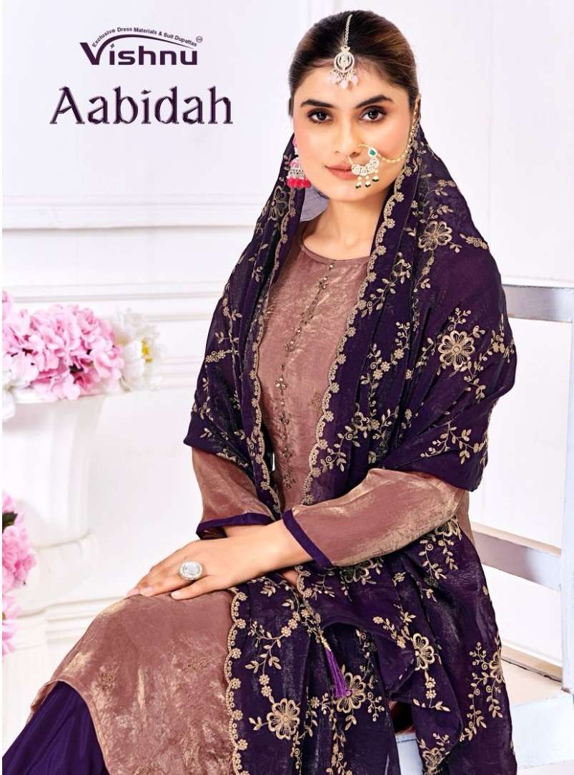 AABIDAH BY VISHNU 1001 TO 1010 SERIES FRENDY SILK WORK DRESSES