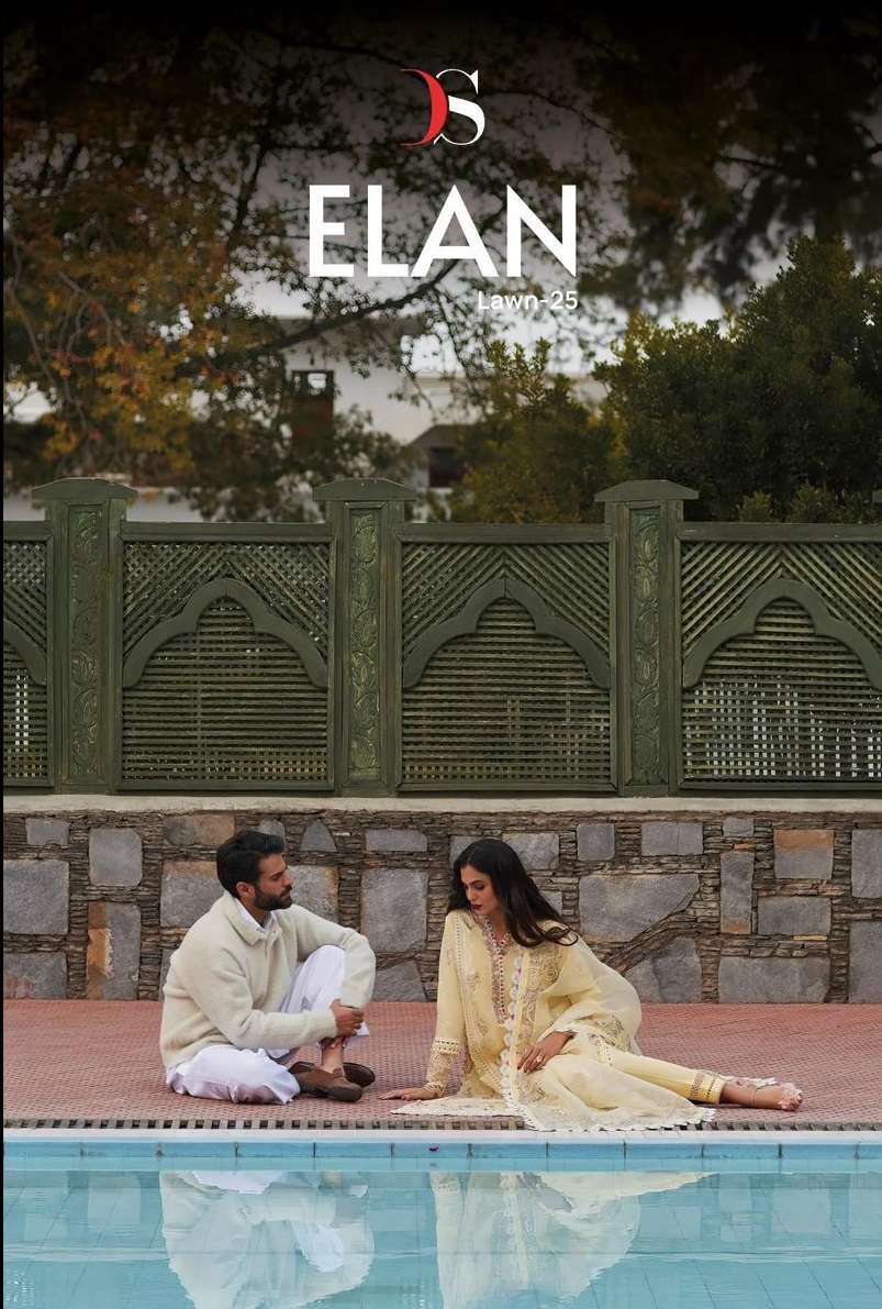 ELAN LAWN-25 BY DEEPSY SUITS 9011 TO 9016 SERIES COTTON WORK DRESSES