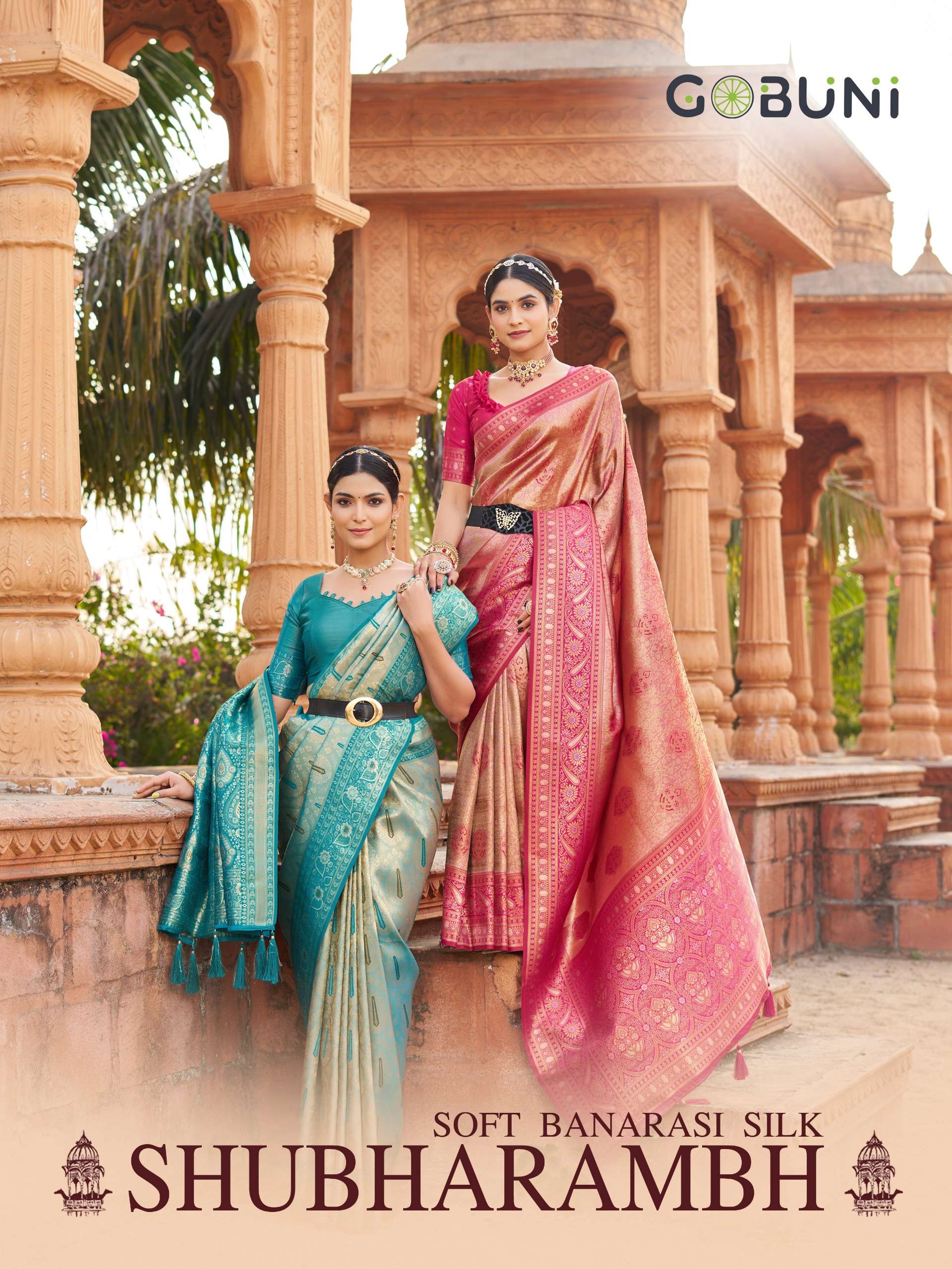 GOBUNI SHUBHARAMBH BY AQSAWHOLESALE BANARASI SILK FESTIVE WEAR SAREES