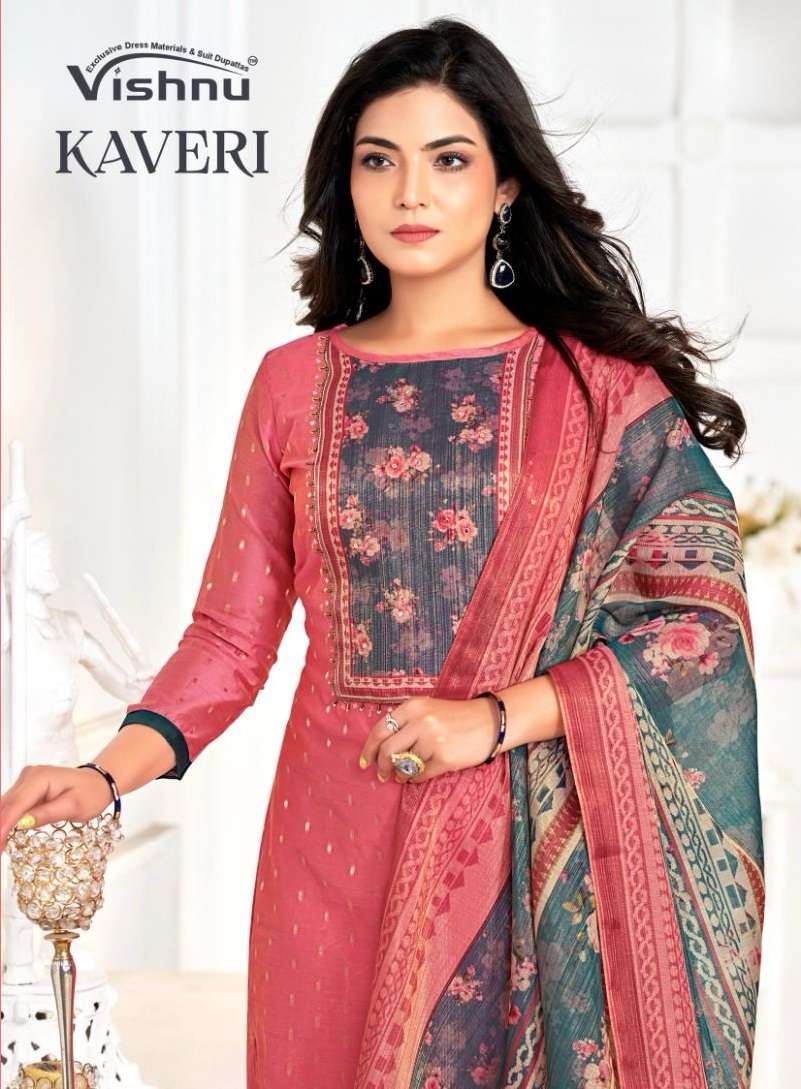 KAVERI BY VISHNU 99001 TO 99013 SERIES MODAL BUTTI WORK DRESSES