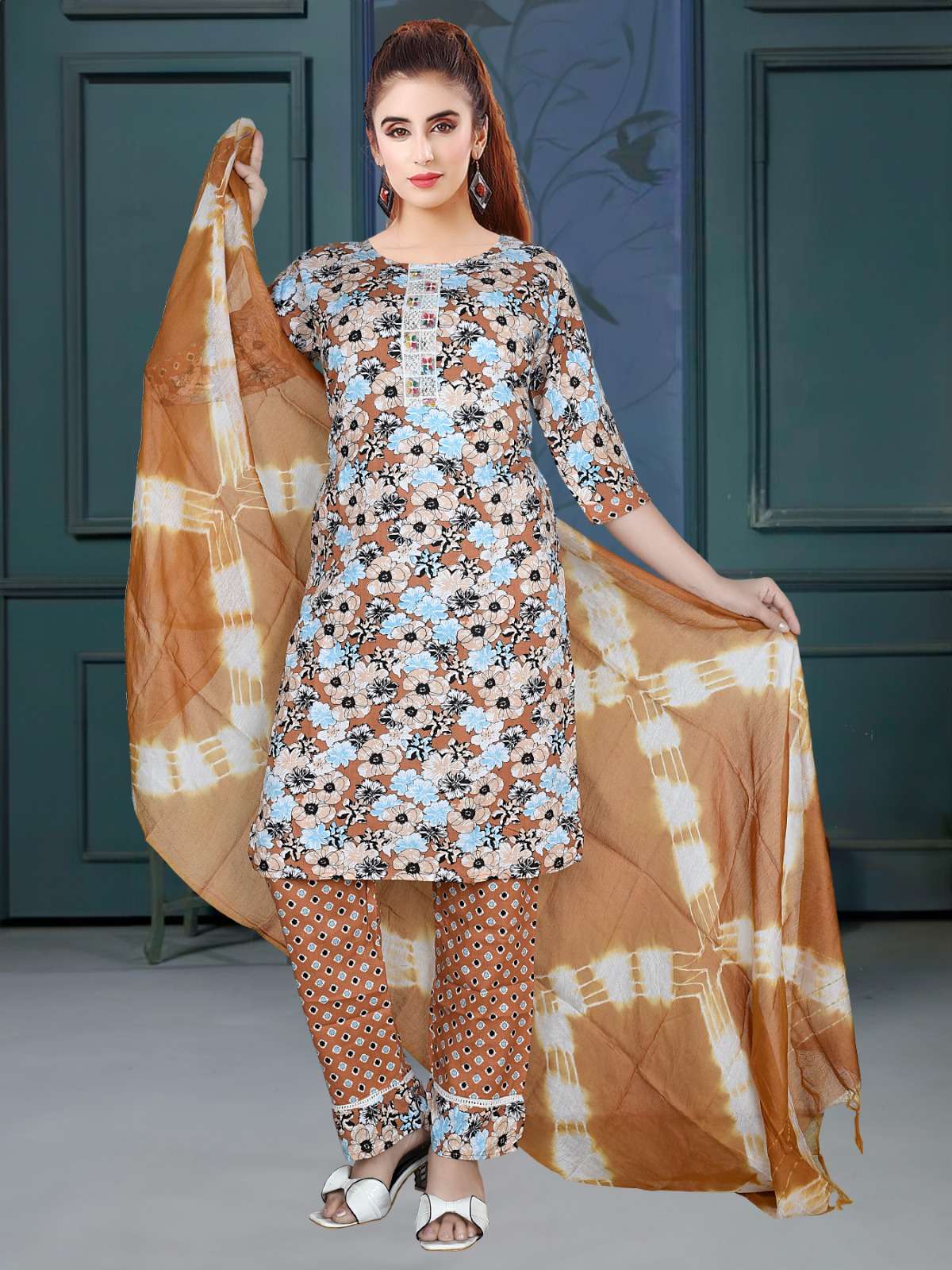 KIRAN VOL-1 BY AQSAWHOLESALE RAYON FOIL PRINT READYMADE DRESSES