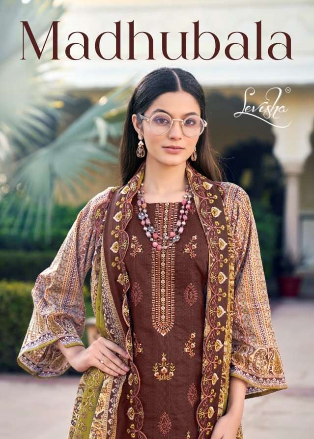 MADHUBALA BY LEVISHA 1013 TO 1020 SERIES LAWN COTTON PRINT WORK DRESSES