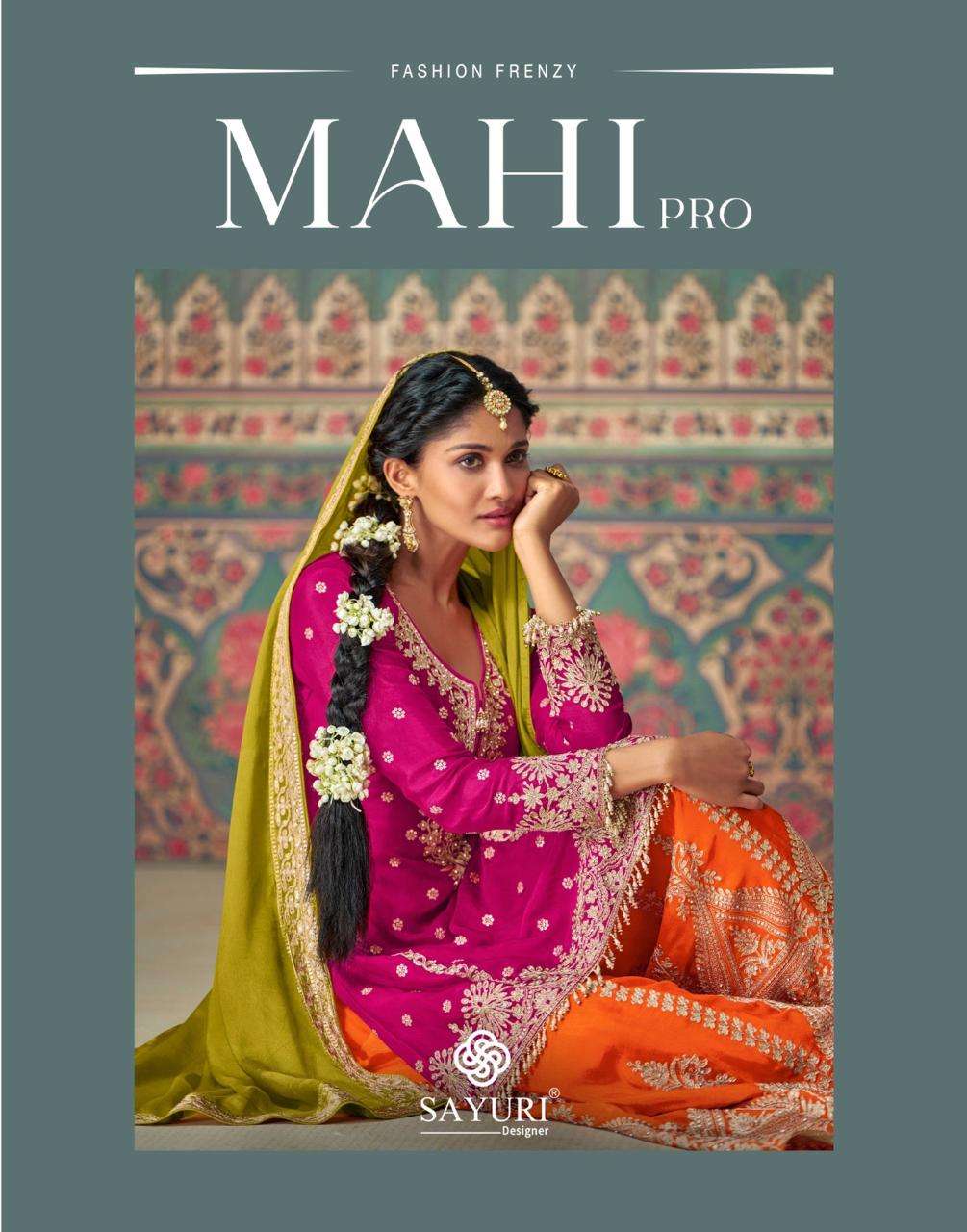 MAHI PRO BY SAYURI 5663 & 5664 NX CHINON SILK WORK READYMADE DRESSES
