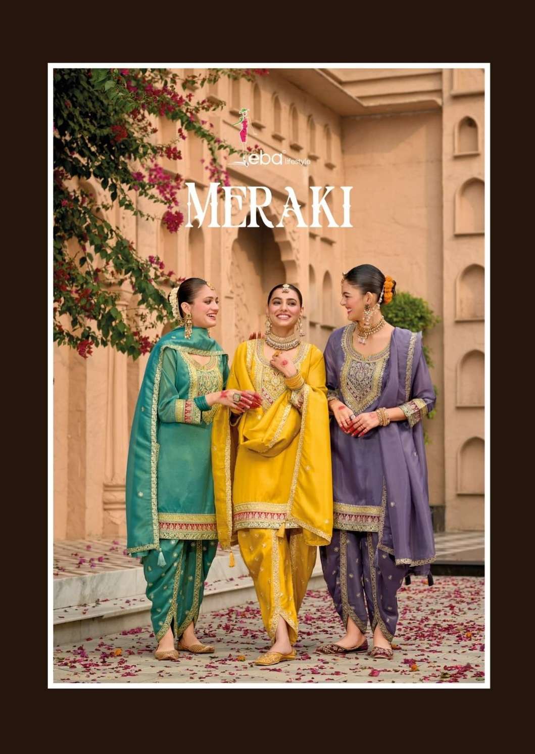 MERAKI BY EBA LIFESTYLE 1784 TO 1786 SERIES SIMAR WORK READYMADE DRESSES