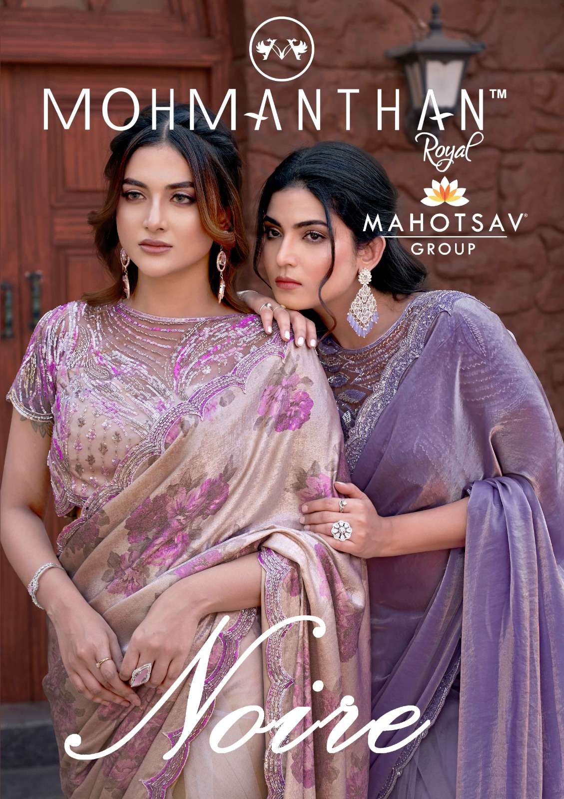 MOHMANTHAN NOIRE BY MAHOTSAV 25407 TO 25415 SERIES SILK HEAVY WORK SAREES
