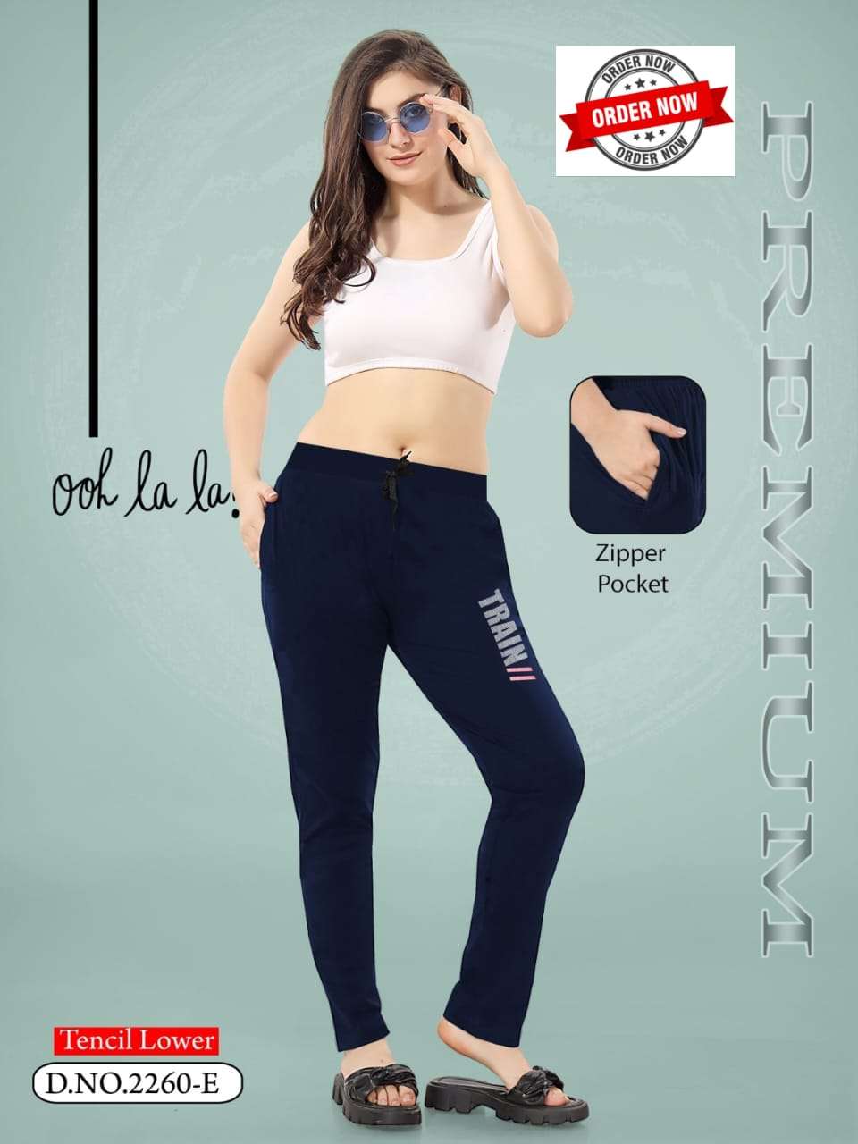 SUMMER SPECIAL AT-2260 BY AQSAWHOLESALE PLAIN LOWER NIGHT WEAR PANTS