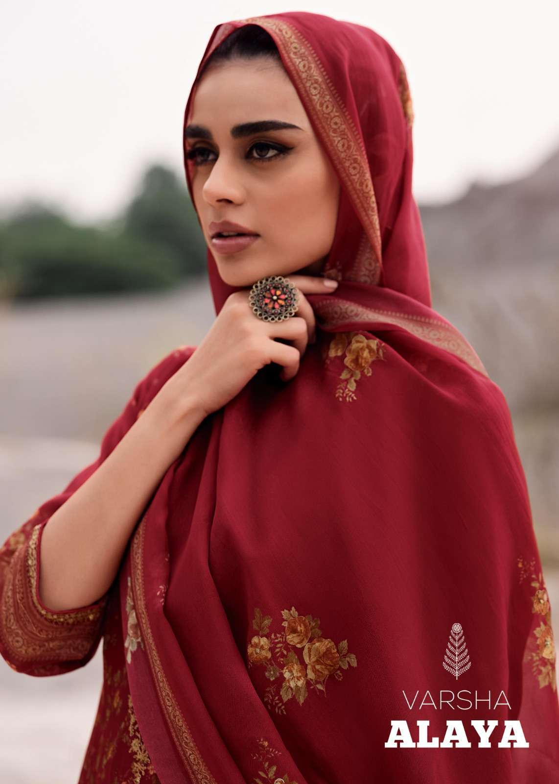 ALAYA BY VARSHA AY-01 TO AY-04 SERIES CREPE PRINT WORK DRESSES
