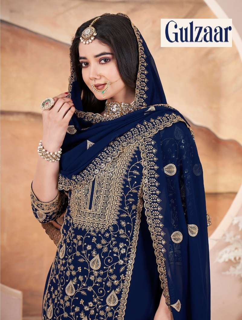 GULZAAR BY SHUBHKALA 41041 TO 41044 SERIES GEORGETTE WORK READYMADE DRESSES