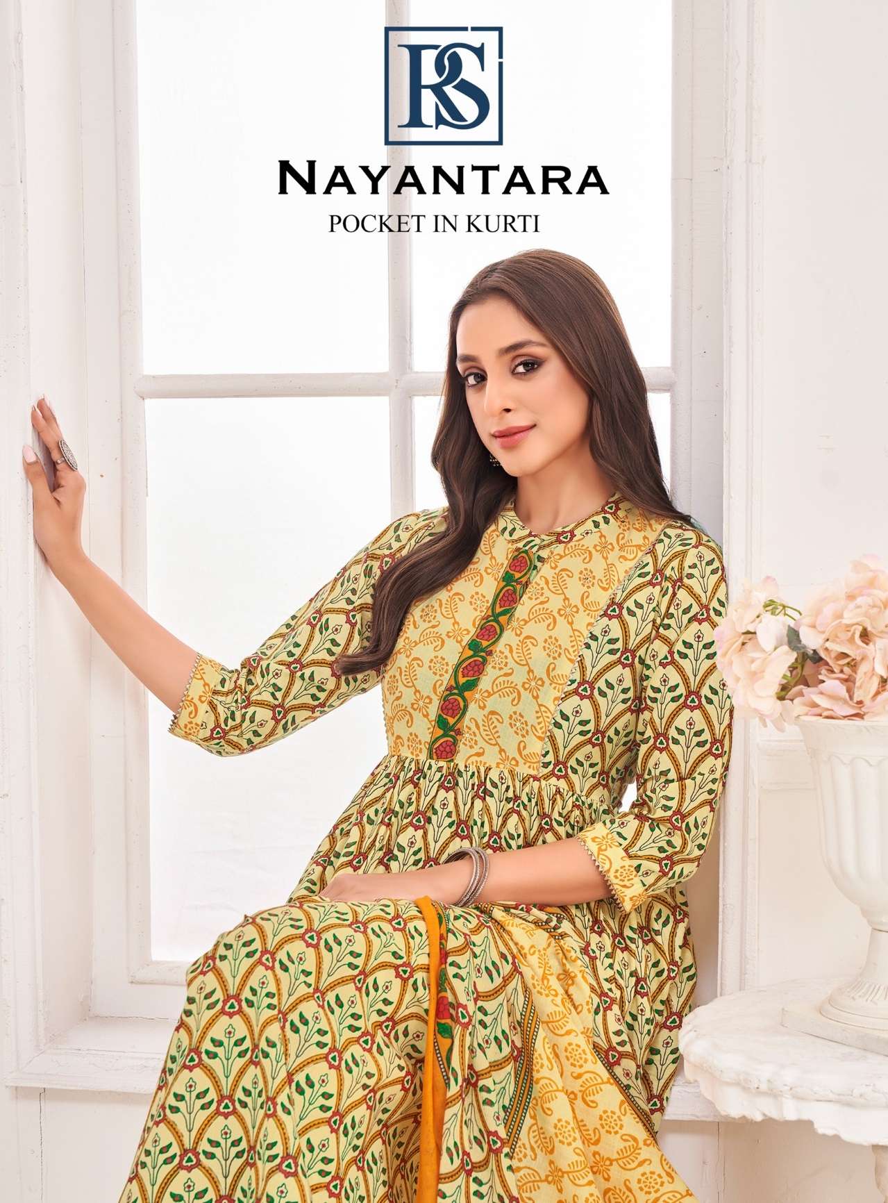 RS NAYANTARA BY AQSAWHOLESALE 301 TO 306 SERIES COTTON READYMADE DRESSES