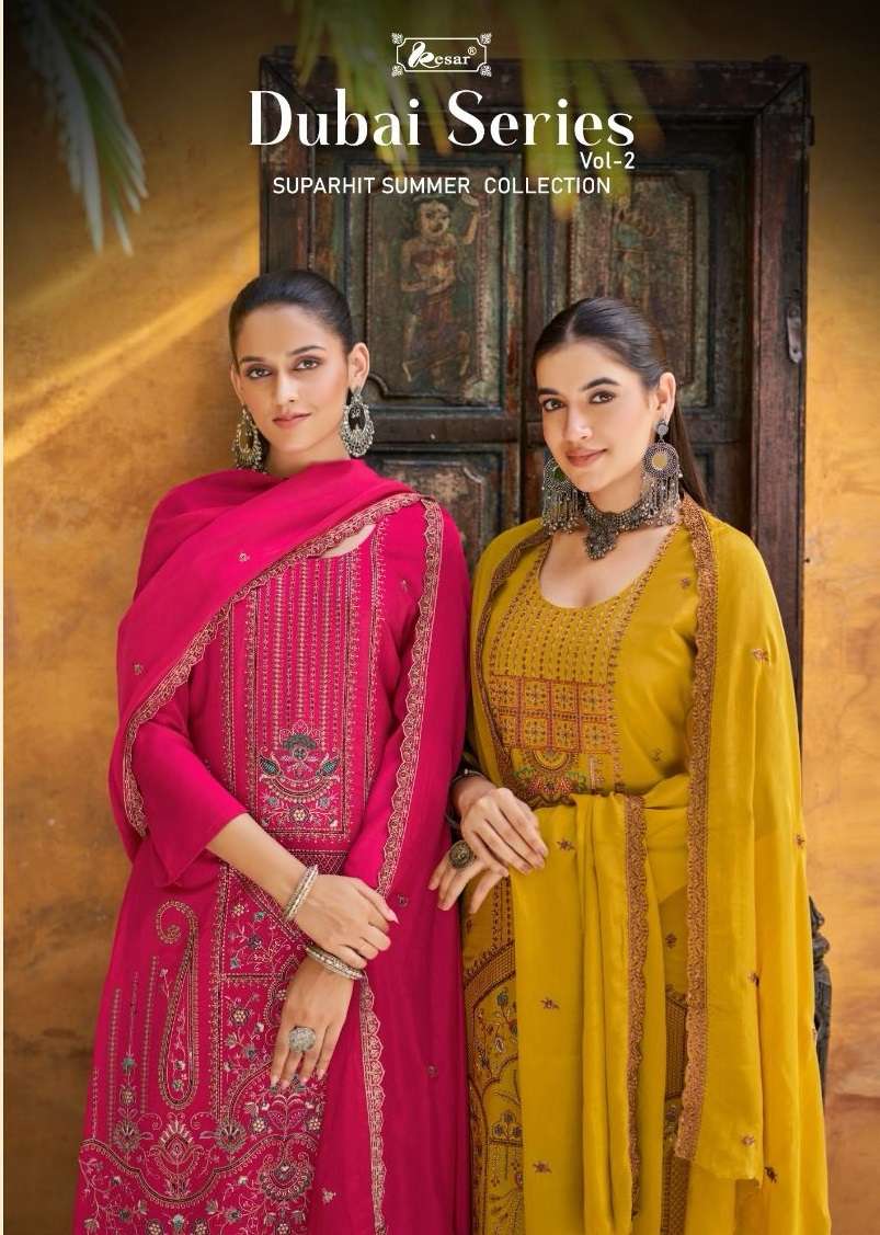 DUBAI SERIES VOL-2 BY KARACHI PRINTS 276-001 TO 276-005 SERIES MUSLIN WORK DRESSES