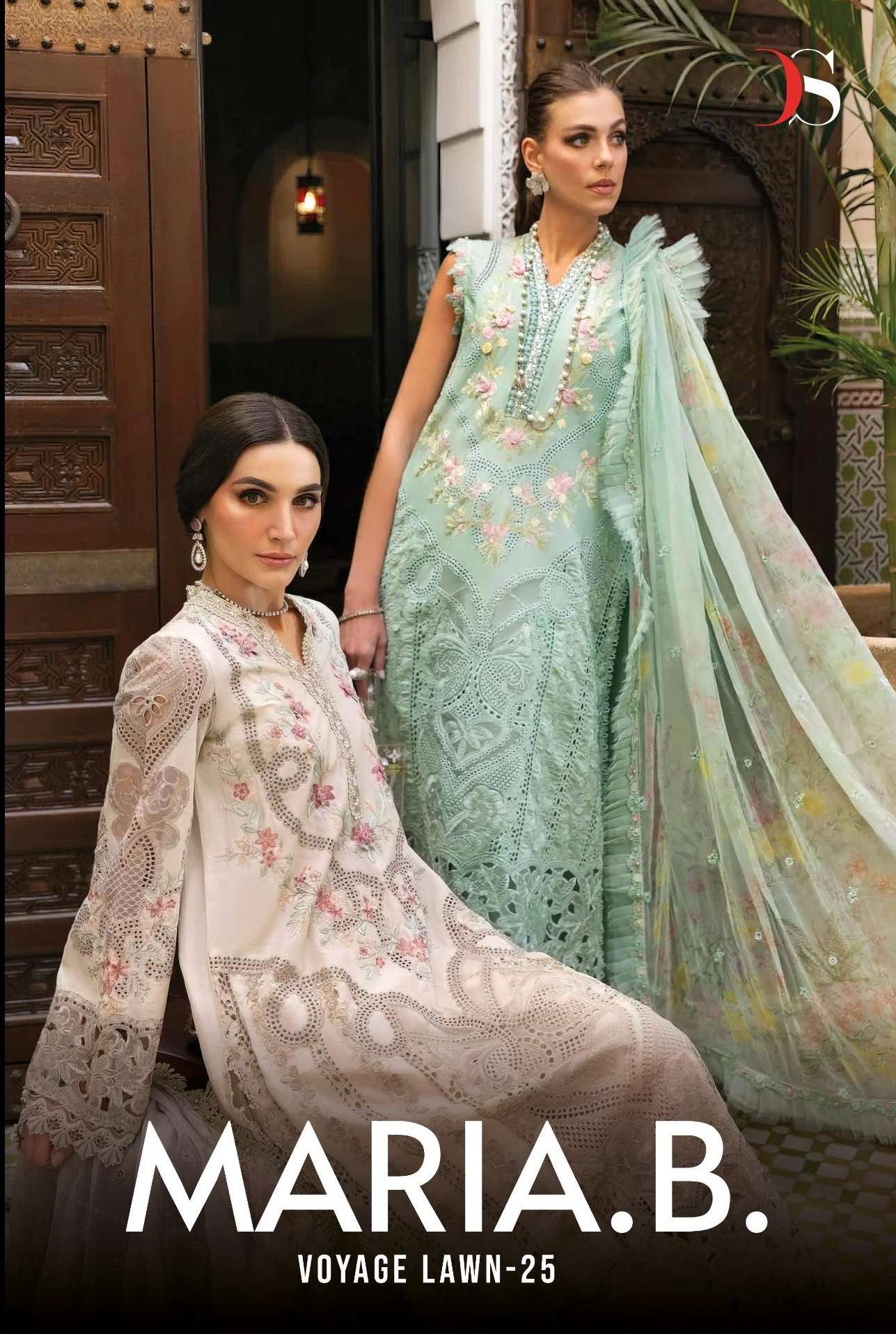 MARIA.B. VOYAGE LAWN-2025 BY DEEPSY SUITS 1081 TO 1086 SERIES COTTON WORK DRESSES