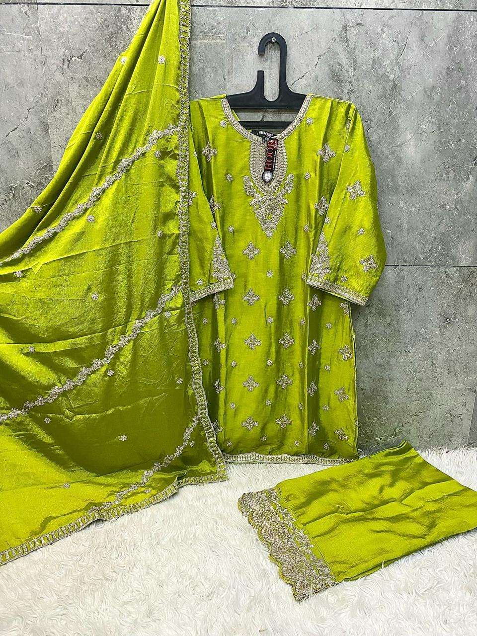 OR-130 COLOURS BY HOOR TEX 130-A TO 130-D SERIES CHINON READYMADE DRESSES