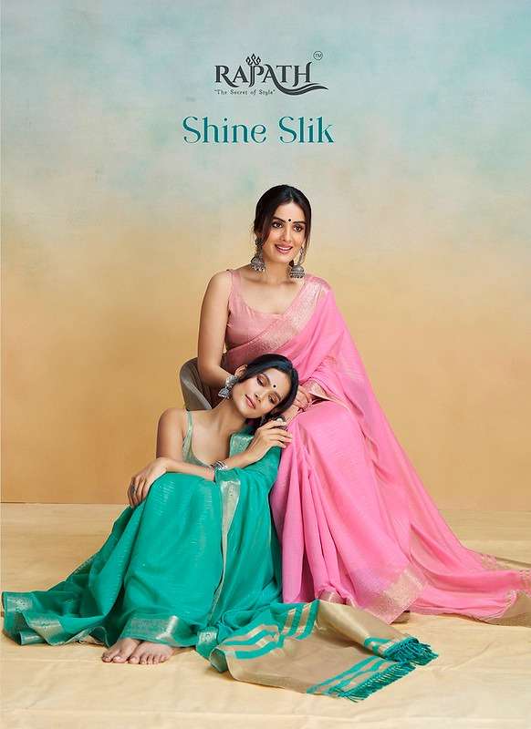 SHINE SILK BY RAJPATH 960001 TO 960006 SERIES KHADI SILK SAREES