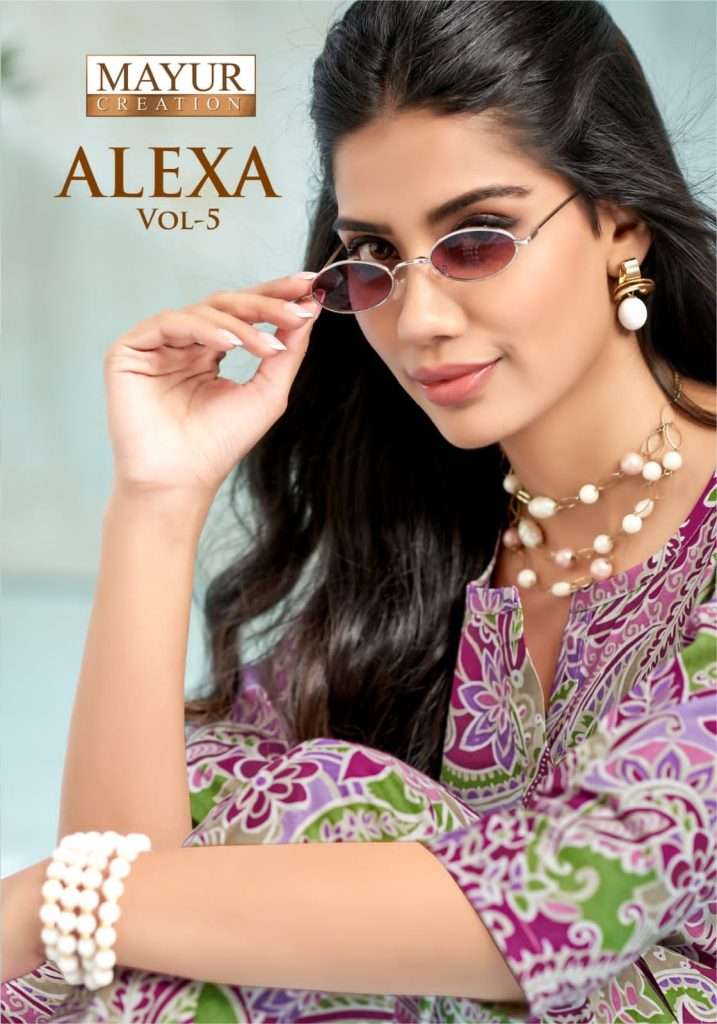 ALEXA VOL-5 BY MAYUR CREATION 5001 TO 5010 SERIES COTTON PRINT CO-ORD SET