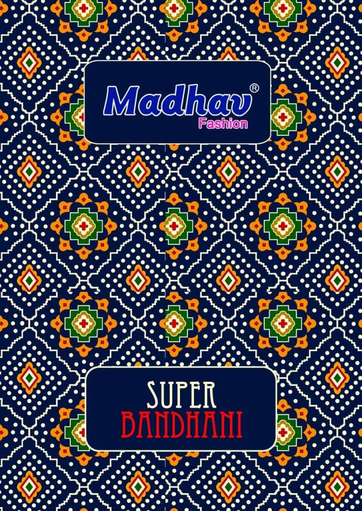 SUPER BANDHANI BY MADHAV FASHION HEAVY COTTON PRINT DRESSES