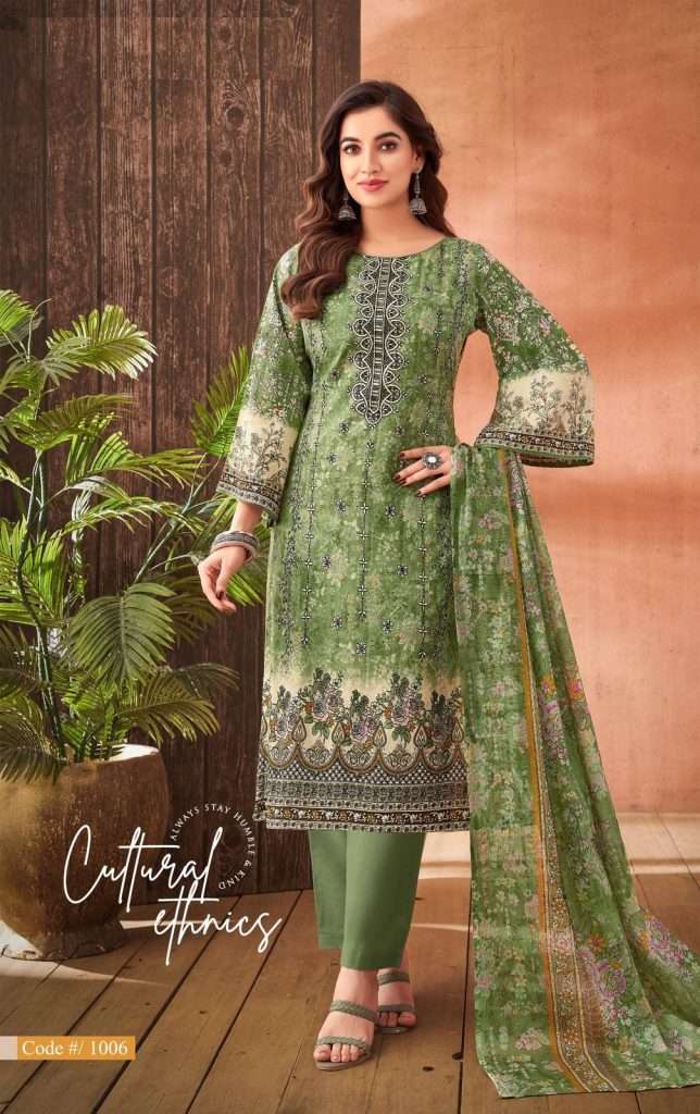 ZARA VOL-2 BY AL KARAM LAWN COTTON PRINT EMBROIDERD READYMADE DRESSES