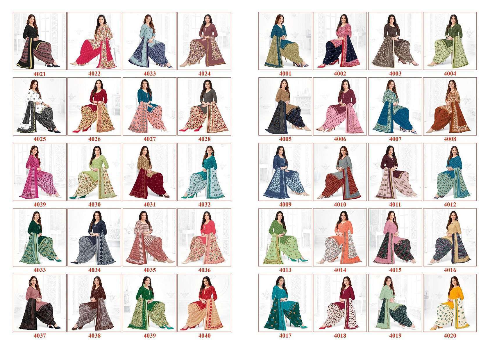 HANSIKA VOL 20 BY SHREE GANESH 4001 TO 4040 SERIES PURE COTTON PRINT DRESSES