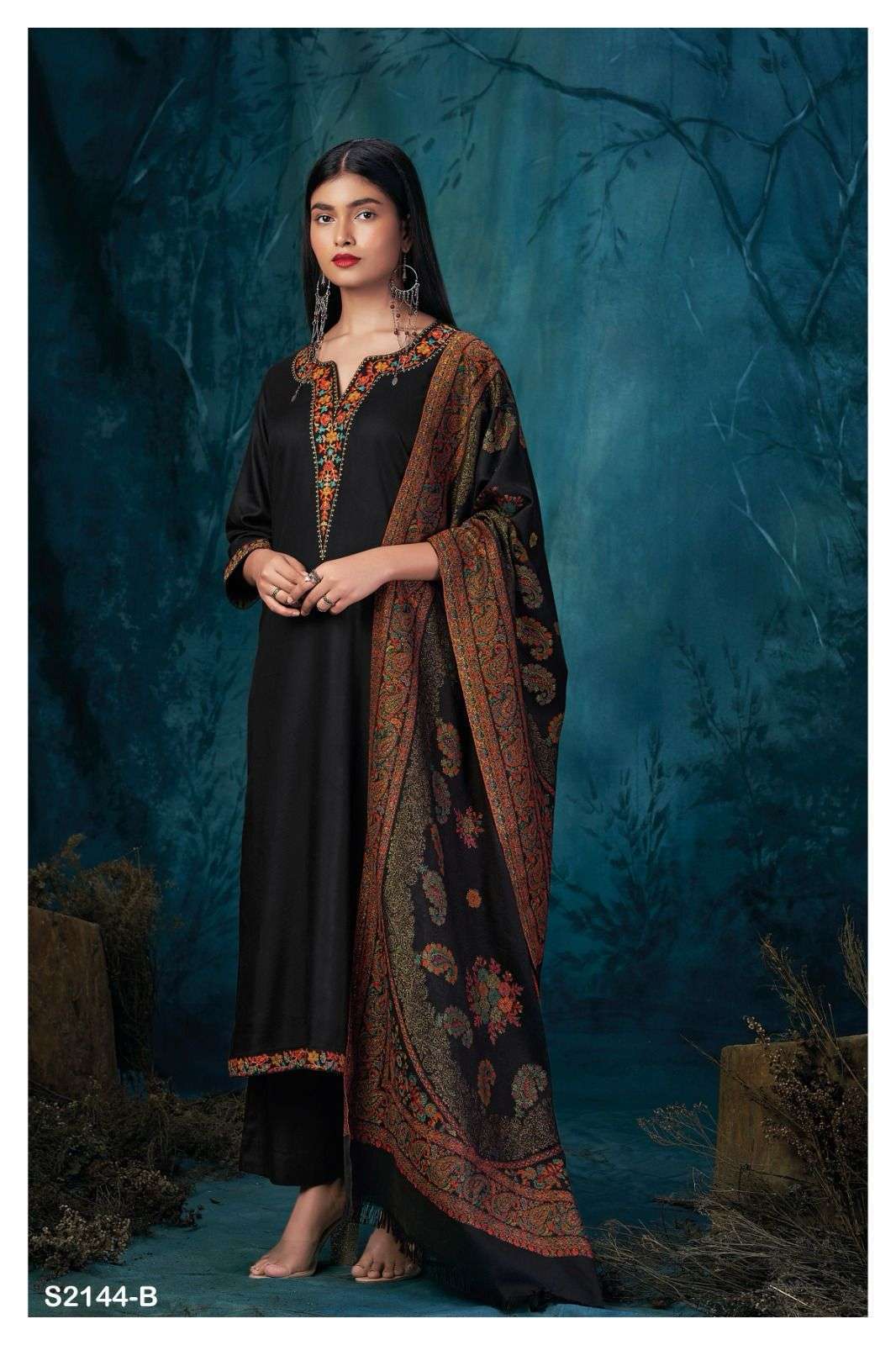 Ganga pashmina suits online deals